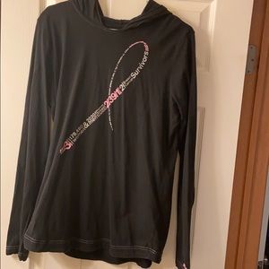 October is coming!  Breast cancer survivor hoodie